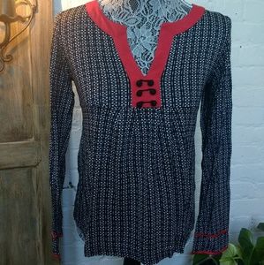 Cute Asian Inspired Voile Top, Small